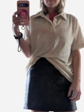 *Flawed Timberland Earthkeepers X Icebreaker Wool Linen Blend Polo Shirt Sz Med